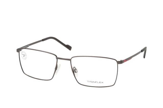 TITANFLEX 820942 35, including lenses, RECTANGLE Glasses, MALE