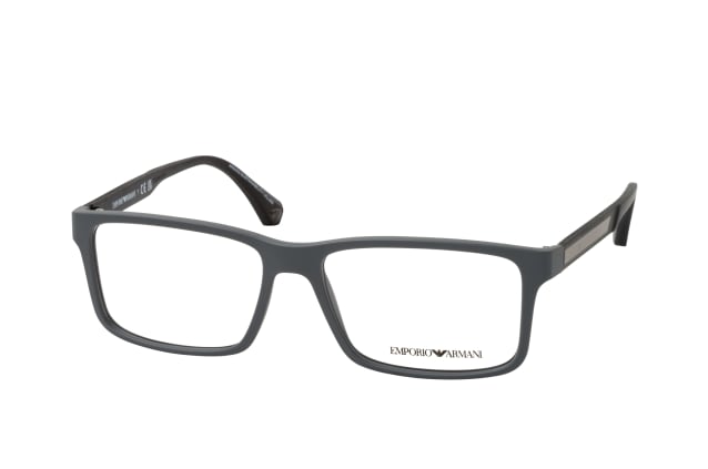 Emporio Armani EA 3038 5126, including lenses, RECTANGLE Glasses, MALE
