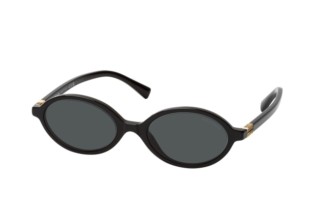 Miu Miu 0MU 04ZS 1AB5S0, OVAL Sunglasses, FEMALE