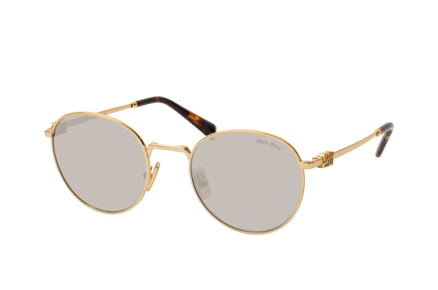 Miu Miu MU  55ZS 5AK07F, ROUND Sunglasses, FEMALE, available with prescription