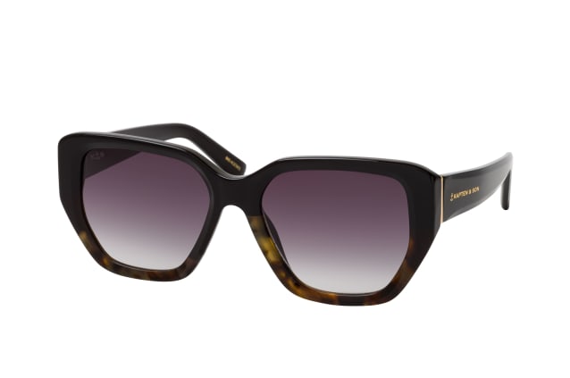 Kapten & Son Toulon Tortoise Black, SQUARE Sunglasses, UNISEX, available with prescription