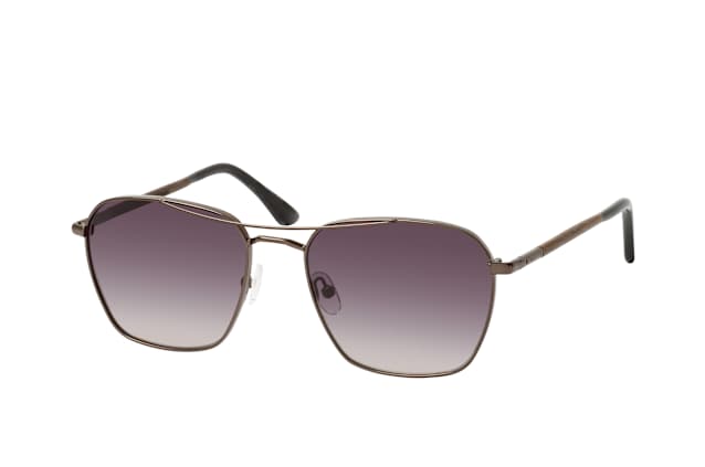 WOOD FELLAS 11720 walnut/gun, SQUARE Sunglasses, UNISEX, available with prescription