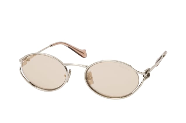 Miu Miu MU 52YS 1BC10F, OVAL Sunglasses, FEMALE