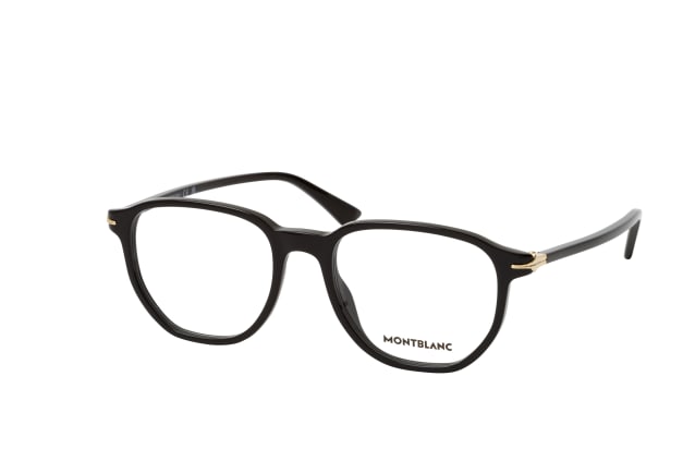 MONTBLANC MB0366O 001, including lenses, SQUARE Glasses, MALE