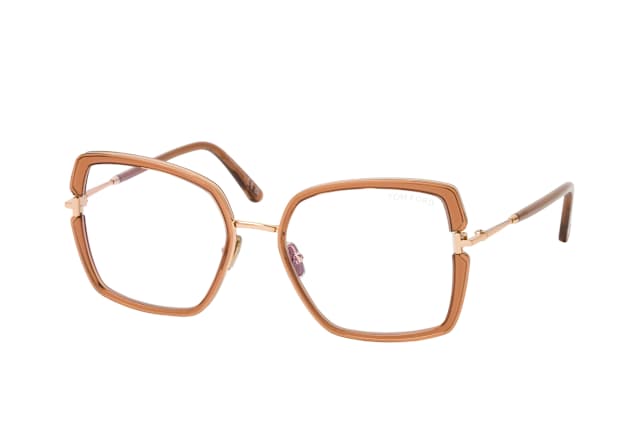 Tom Ford FT 5985-B 045, including lenses, SQUARE Glasses, FEMALE