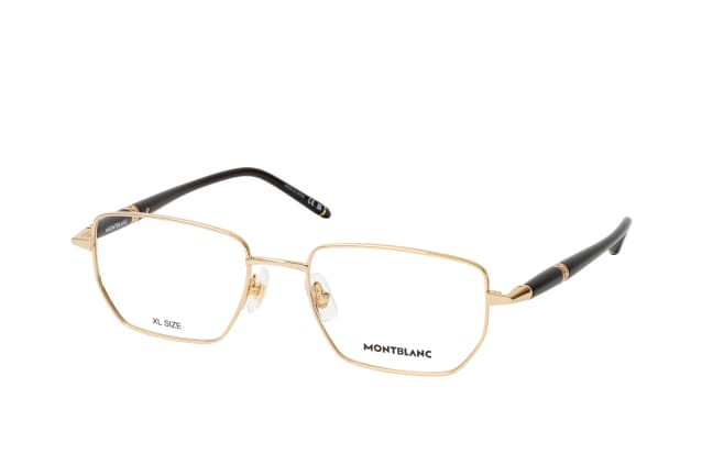 MONTBLANC MB0347O 004, including lenses, RECTANGLE Glasses, MALE