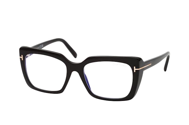 Tom Ford FT 5992-B 001, including lenses, SQUARE Glasses, FEMALE