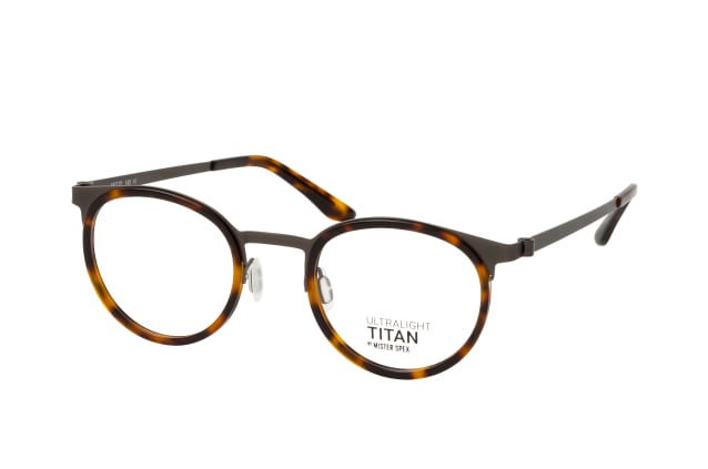 Ultralight Titan Jackdaw 1424 R32, including lenses, ROUND Glasses, UNISEX