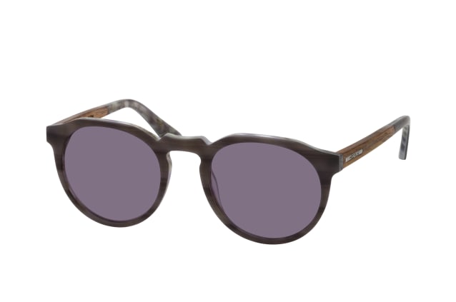 WOOD FELLAS 11740 7434, ROUND Sunglasses, MALE, available with prescription