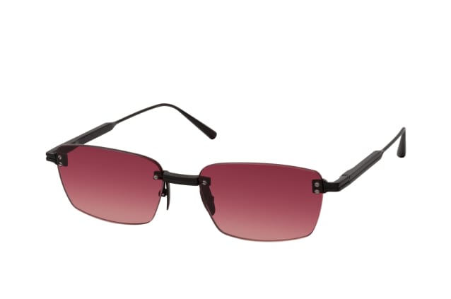 Chimi RIMLESS CUBIC Red, SQUARE Sunglasses, UNISEX