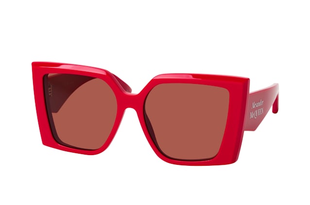 Alexander McQueen AM0467S 003, SQUARE Sunglasses, FEMALE