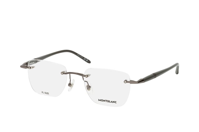 MONTBLANC MB0346O 003, including lenses, SQUARE Glasses, MALE