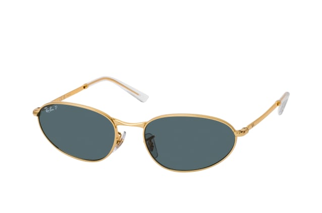 Ray-Ban RB 3734 001/3R, RECTANGLE Sunglasses, UNISEX, polarised, available with prescription