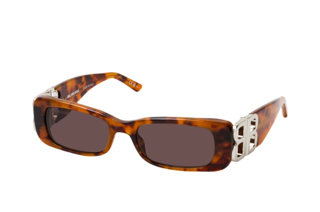 Balenciaga BB0096S 023, RECTANGLE Sunglasses, FEMALE