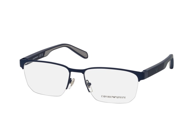Emporio Armani EA 1162 3050, including lenses, RECTANGLE Glasses, MALE