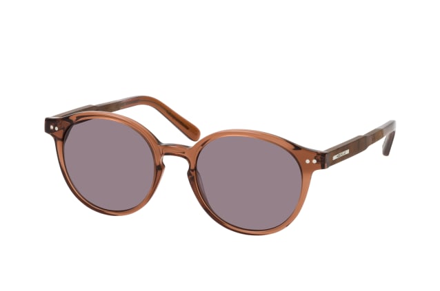 WOOD FELLAS TROSTBERG 10777 7332, ROUND Sunglasses, MALE, available with prescription