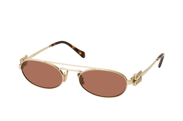 Miu Miu 0MU 54ZS ZVN70D, OVAL Sunglasses, FEMALE, available with prescription