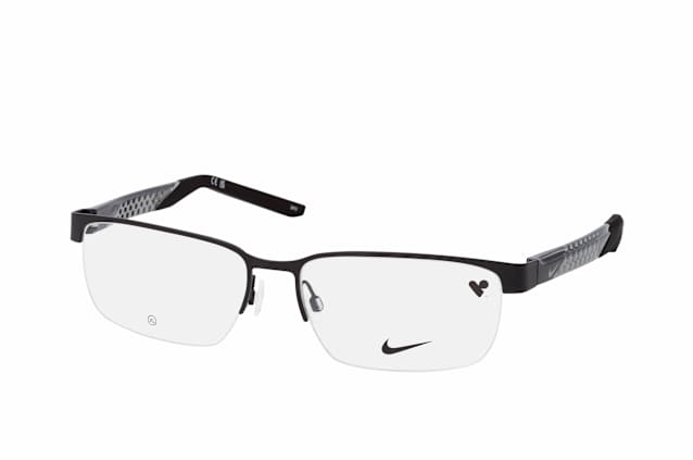 Nike NIKE 8184 001, including lenses, RECTANGLE Glasses, MALE