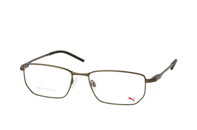 Puma PU0449O 003, including lenses, RECTANGLE Glasses, MALE