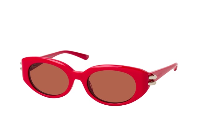 Alexander McQueen AM0469S 003, OVAL Sunglasses, FEMALE