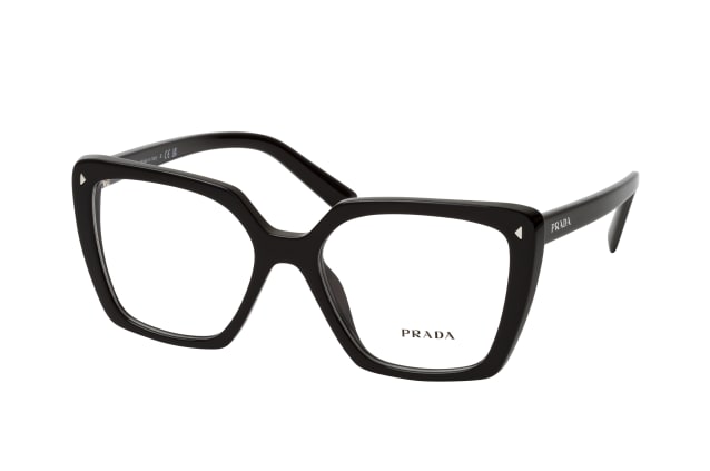 Prada PR 16ZV 1AB1O1, including lenses, SQUARE Glasses, FEMALE