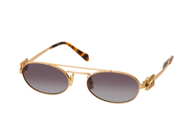 Miu Miu 0MU 54ZS 7OE5D1, OVAL Sunglasses, FEMALE, available with prescription