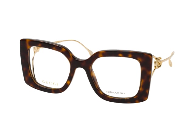 Gucci GG1567O 002, including lenses, SQUARE Glasses, FEMALE