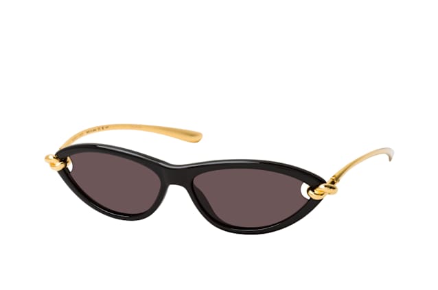 Bottega Veneta BV 1390S 001, BUTTERFLY Sunglasses, FEMALE