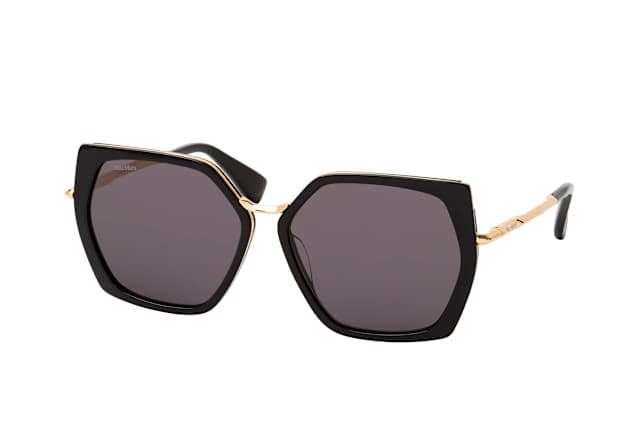 Max Mara MM0136 01A, SQUARE Sunglasses, FEMALE, available with prescription