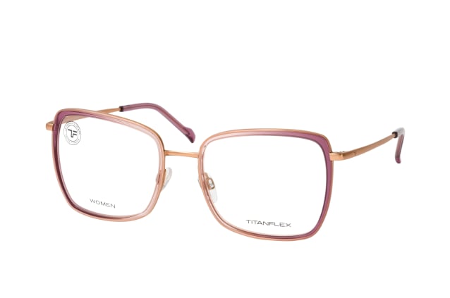 TITANFLEX 826039 25, including lenses, BUTTERFLY Glasses, FEMALE