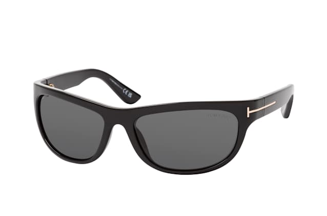 Tom Ford FT 1363 01A, RECTANGLE Sunglasses, MALE