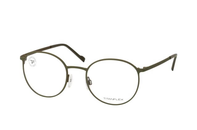 TITANFLEX 820980 40, including lenses, ROUND Glasses, MALE