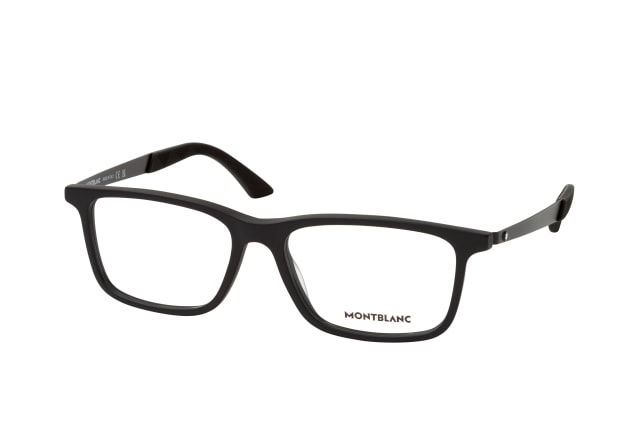 MONTBLANC MB0333O 001, including lenses, RECTANGLE Glasses, MALE
