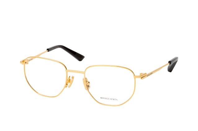Bottega Veneta BV1301O 001, including lenses, ROUND Glasses, UNISEX