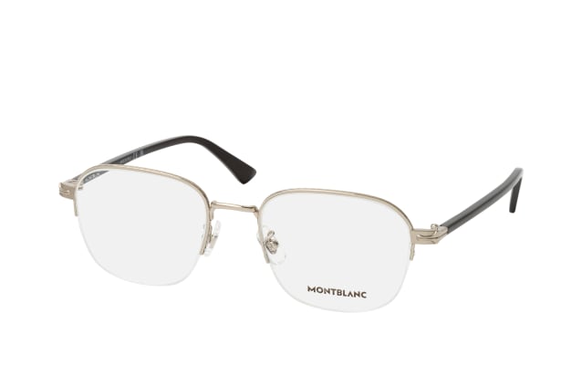 MONTBLANC MB0341O 001, including lenses, SQUARE Glasses, MALE