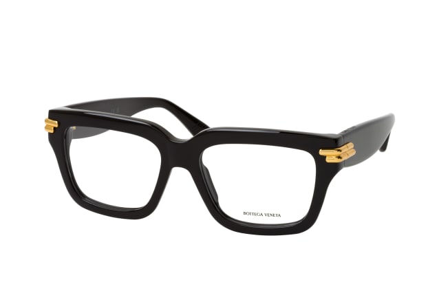 Bottega Veneta BV1324O 001, including lenses, SQUARE Glasses, UNISEX