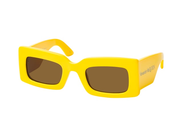 Alexander McQueen AM 0433S 004, RECTANGLE Sunglasses, FEMALE