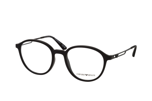 Emporio Armani EA 3225 5001, including lenses, ROUND Glasses, MALE