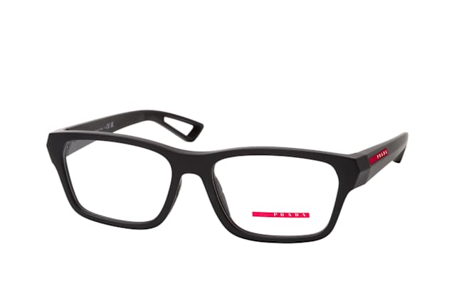 Prada Linea Rossa PS  03RV 1BO1O1, including lenses, RECTANGLE Glasses, MALE