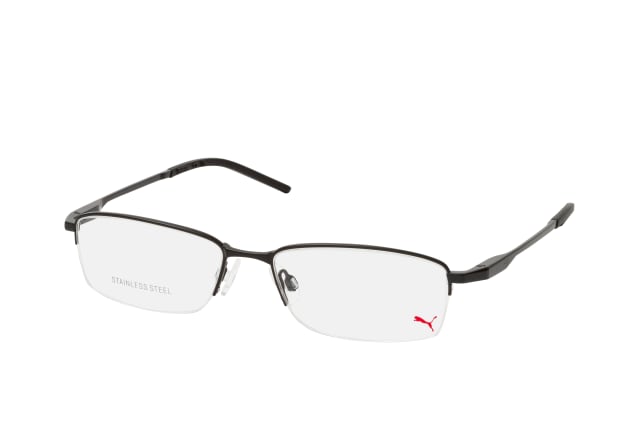 Puma PU0448O 001, including lenses, RECTANGLE Glasses, MALE