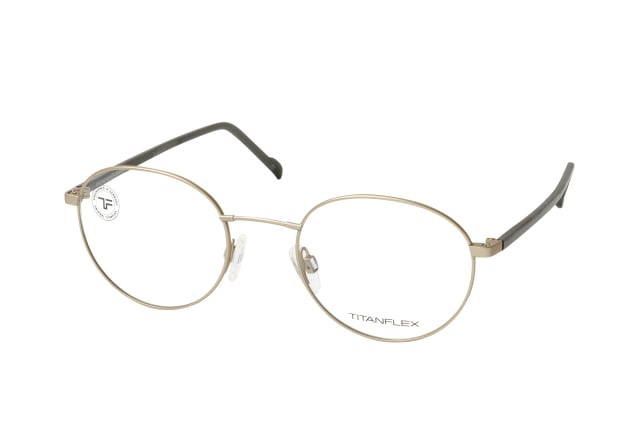 TITANFLEX 820933 20, including lenses, ROUND Glasses, MALE