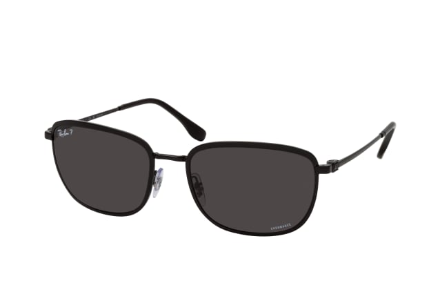 Ray-Ban RB 3705 002/K8, SQUARE Sunglasses, MALE, polarised
