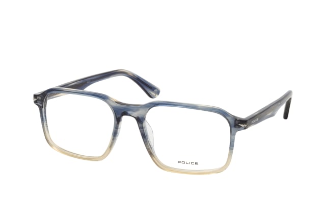 Police VPLG 74 0WTC, including lenses, SQUARE Glasses, MALE