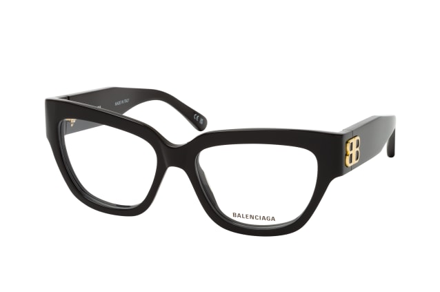 Balenciaga BB0326O 001, including lenses, BUTTERFLY Glasses, FEMALE