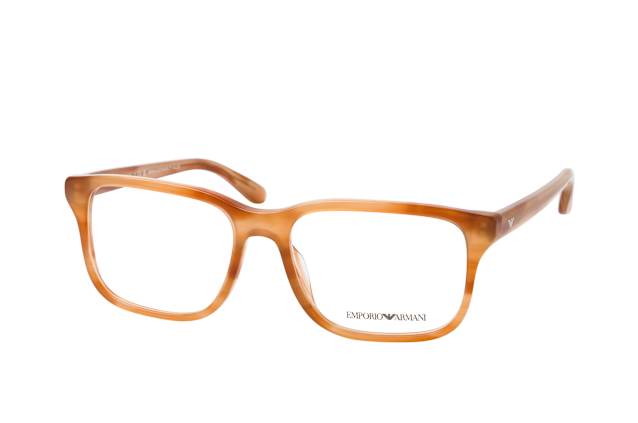 Emporio Armani EA 3250U 6203, including lenses, SQUARE Glasses, MALE