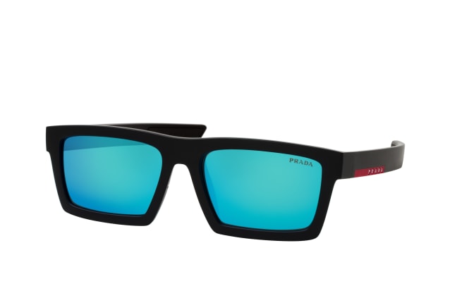 Prada Linea Rossa PS  02ZSU 1BO08R, RECTANGLE Sunglasses, MALE