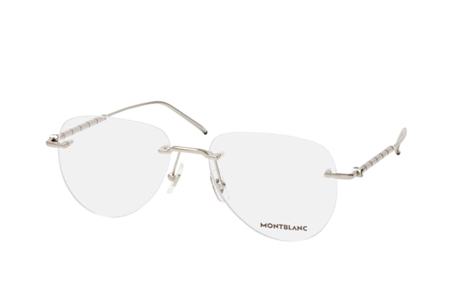 MONTBLANC MB 0312O 001, including lenses, AVIATOR Glasses, MALE