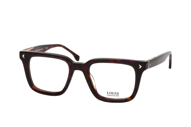 lozza vl 4334 072a, including lenses, square glasses, male
