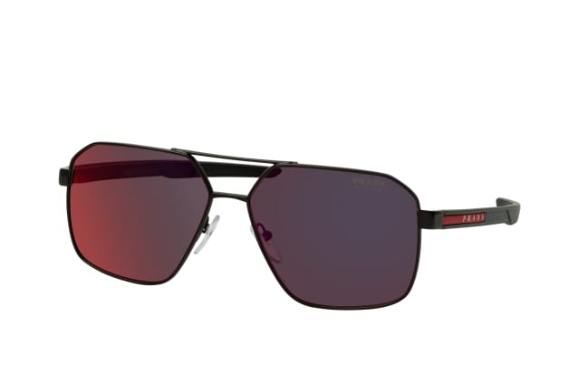 Prada Linea Rossa PS 55WS 1BO10A, ROUND Sunglasses, MALE