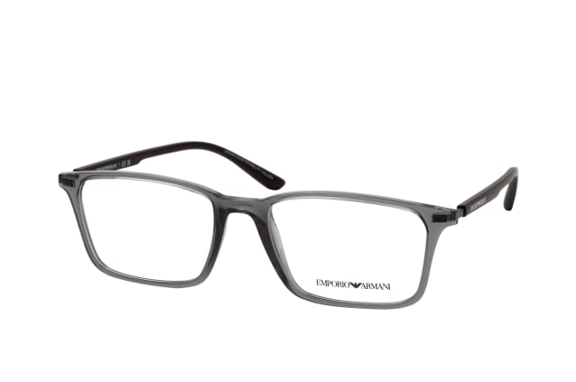 Emporio Armani EA 3237 6106, including lenses, SQUARE Glasses, MALE